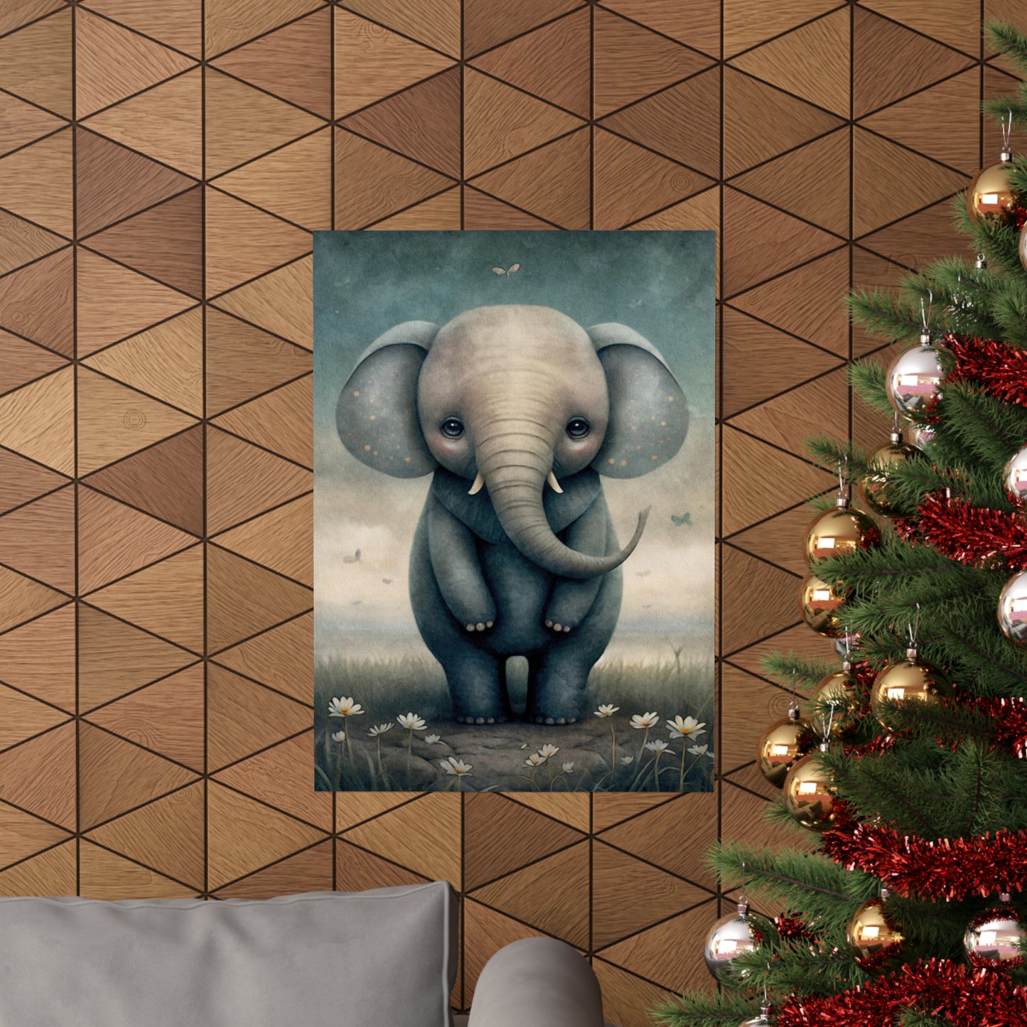 Safari Kids Collection- Elephant Premium Matte Vertical Posters