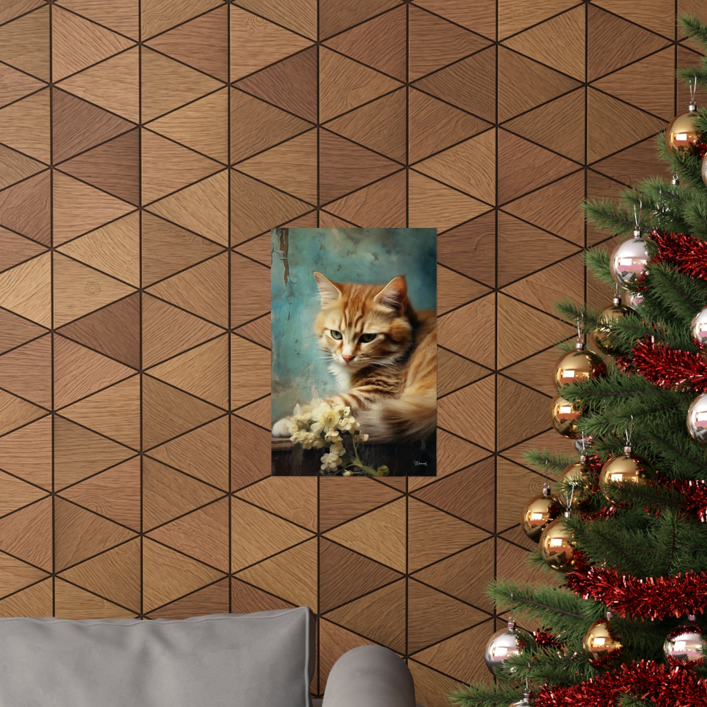 Tabby Cat Premium Matte Vertical Posters