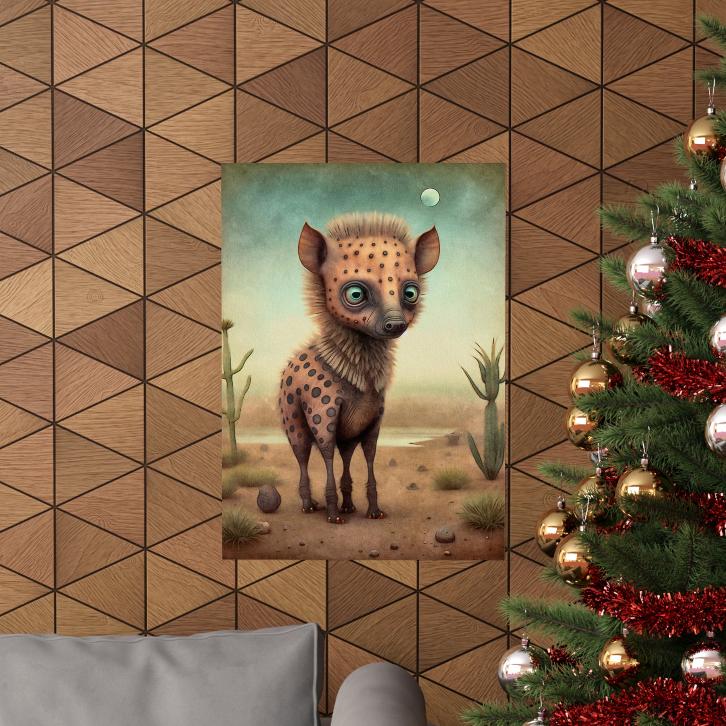 Safari Kids Collection- Hyena Premium Matte Vertical Posters