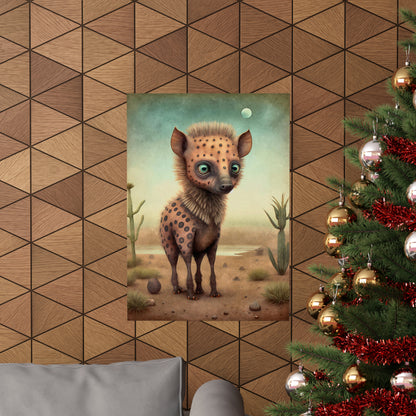 Safari Kids Collection- Hyena Premium Matte Vertical Posters