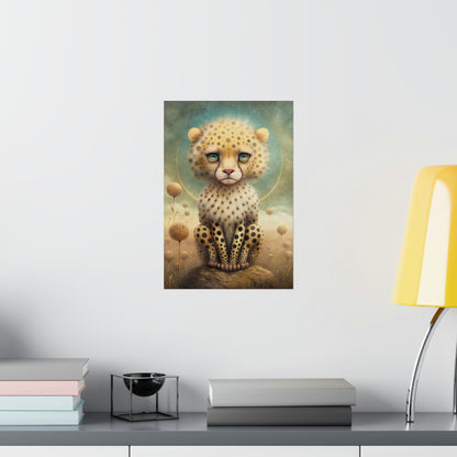 Safari Kids Collection- Cheetah Premium Matte Vertical Posters