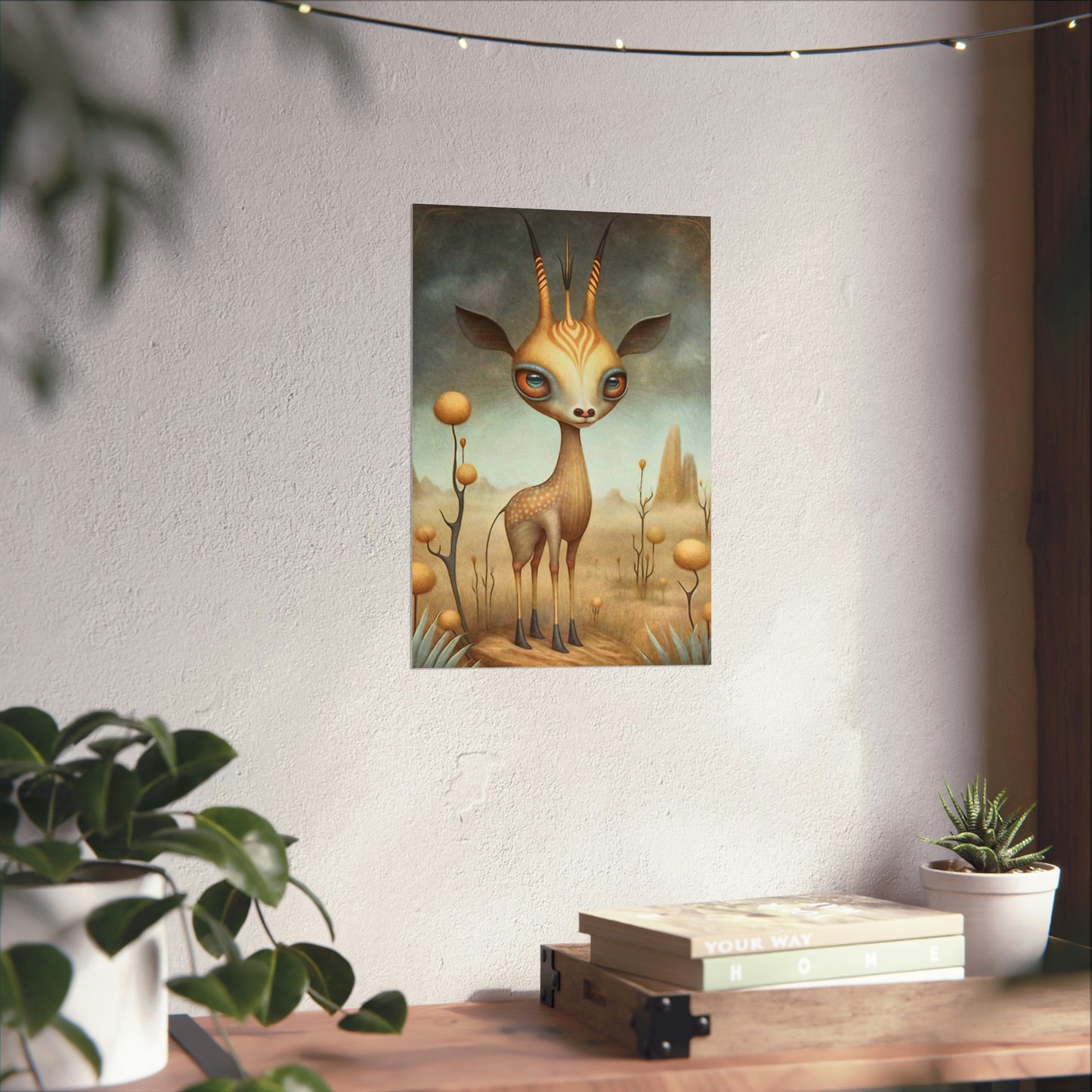 Safari Kids Collection- Gazelle Premium Matte Vertical Posters