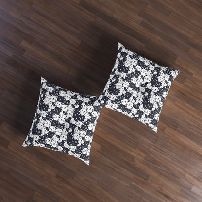 Sassy Pet's I Love Cats! Tufted Floor Pillow, Square