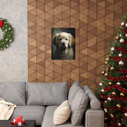 Golden Retriever Puppy Premium Matte Vertical Posters