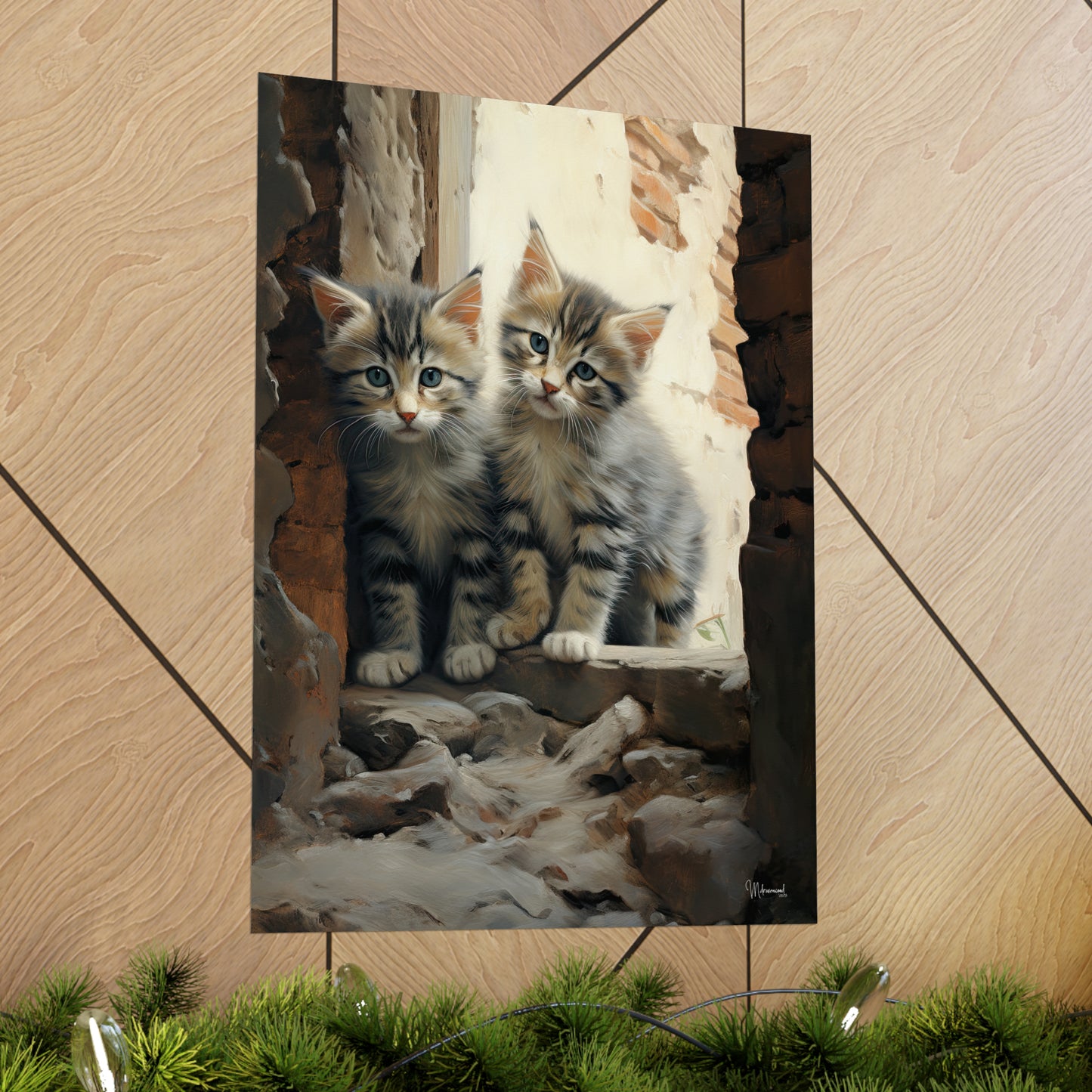 Street Kittens Premium Matte Vertical Posters