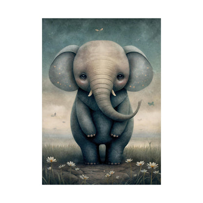 Safari Kids Collection- Elephant Premium Matte Vertical Posters