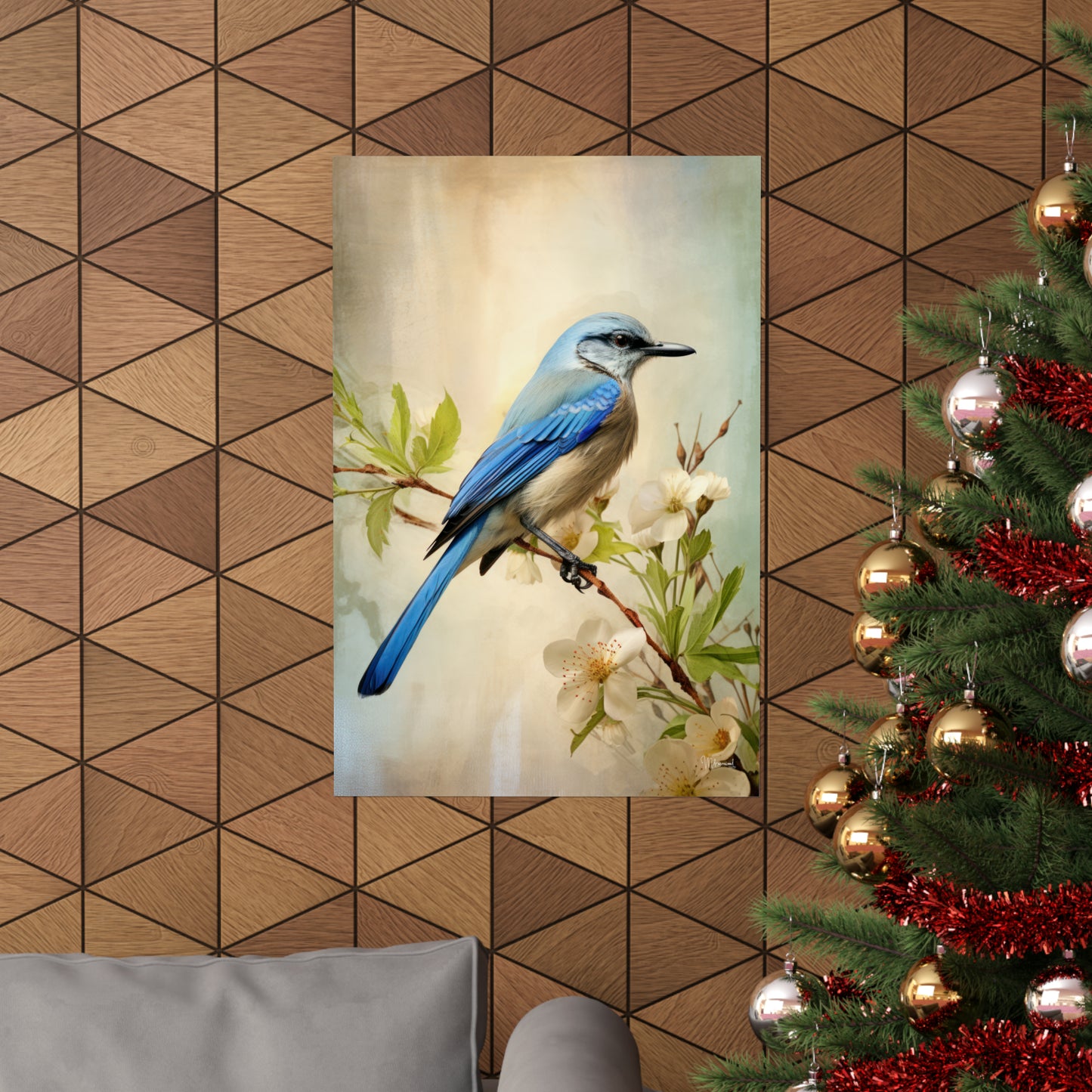 Scrub Jay Premium Matte Vertical Posters