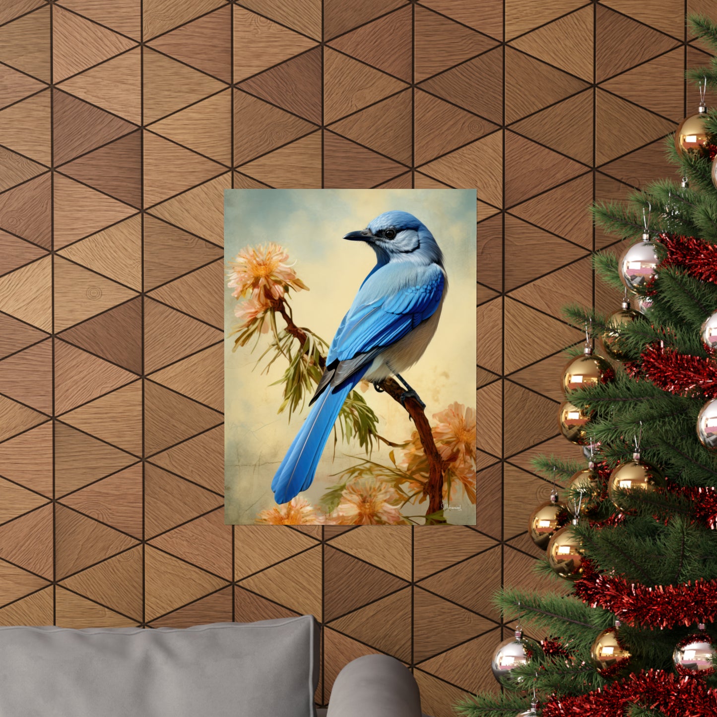 Scrub Jay Premium Matte Vertical Posters