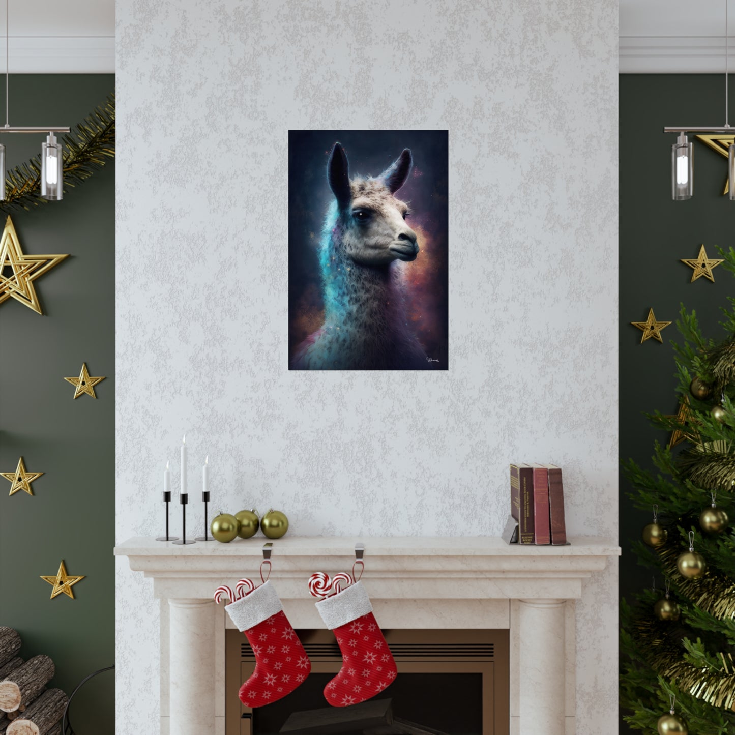 Llama Premium Matte Vertical Posters