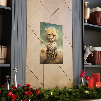 Safari Kids Collection- Cheetah Premium Matte Vertical Posters