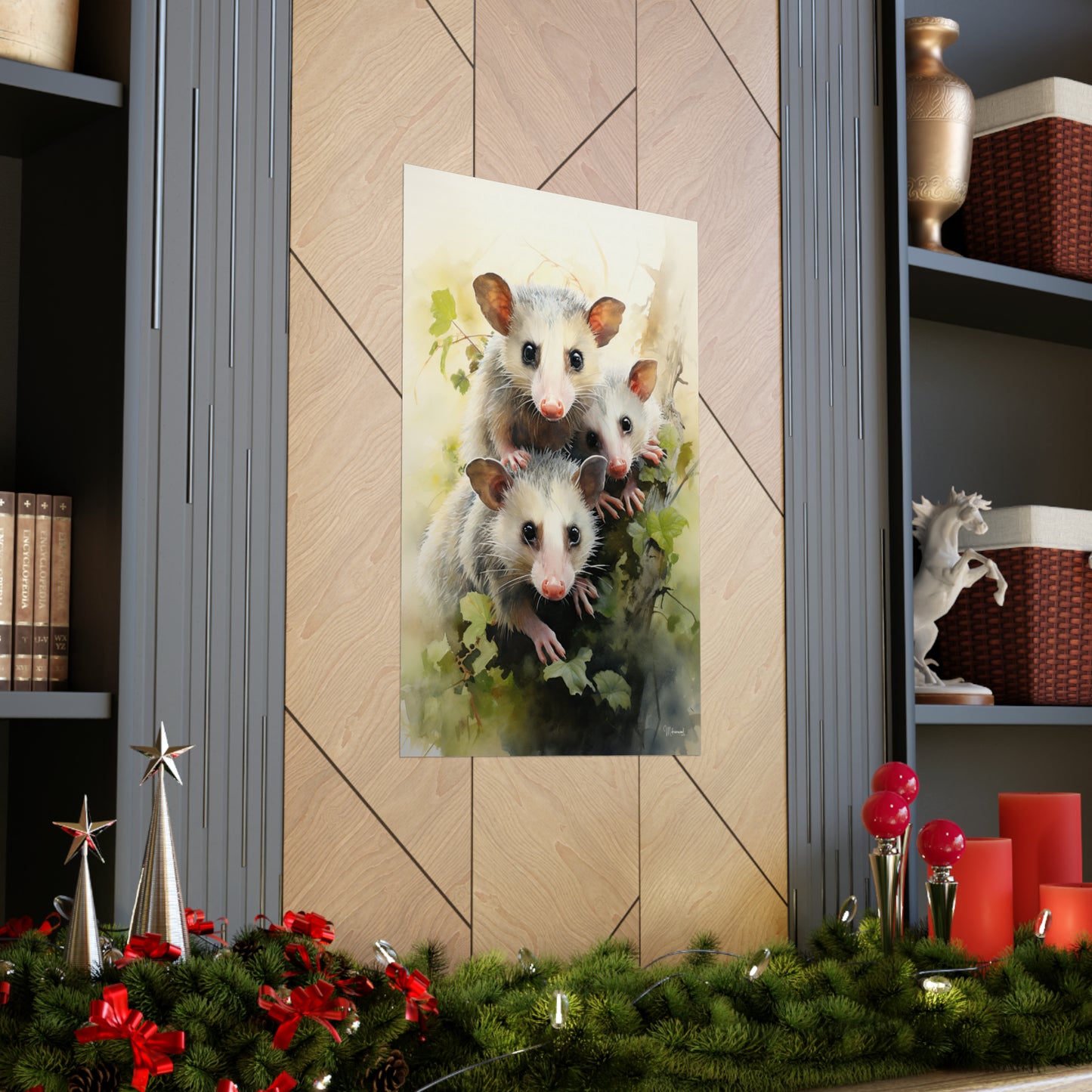 Possum Family Premium Matte Vertical Posters