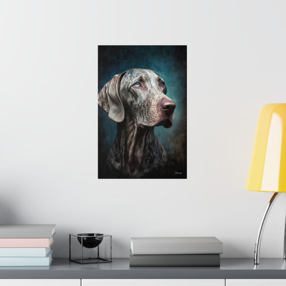 Weimaraner Dog Premium Matte Vertical Posters