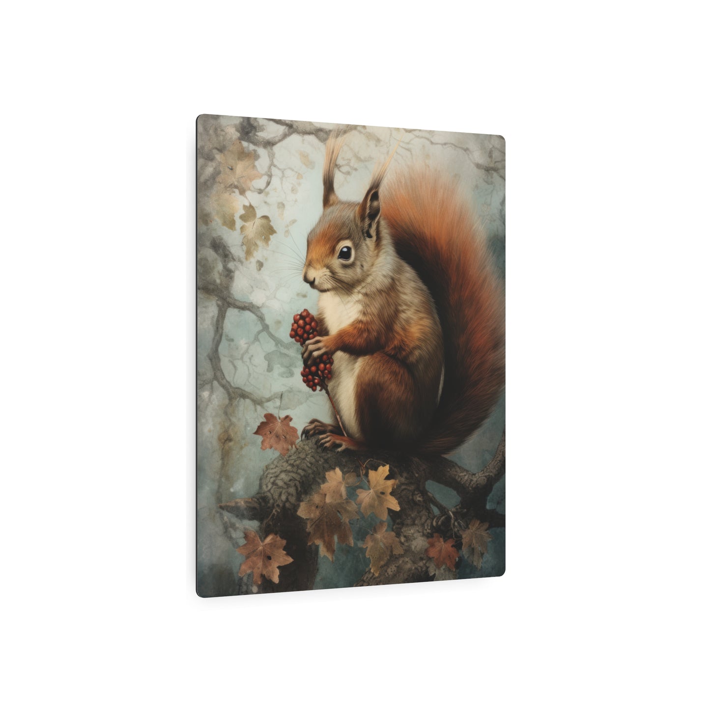 Squirrel Metal Art Sign