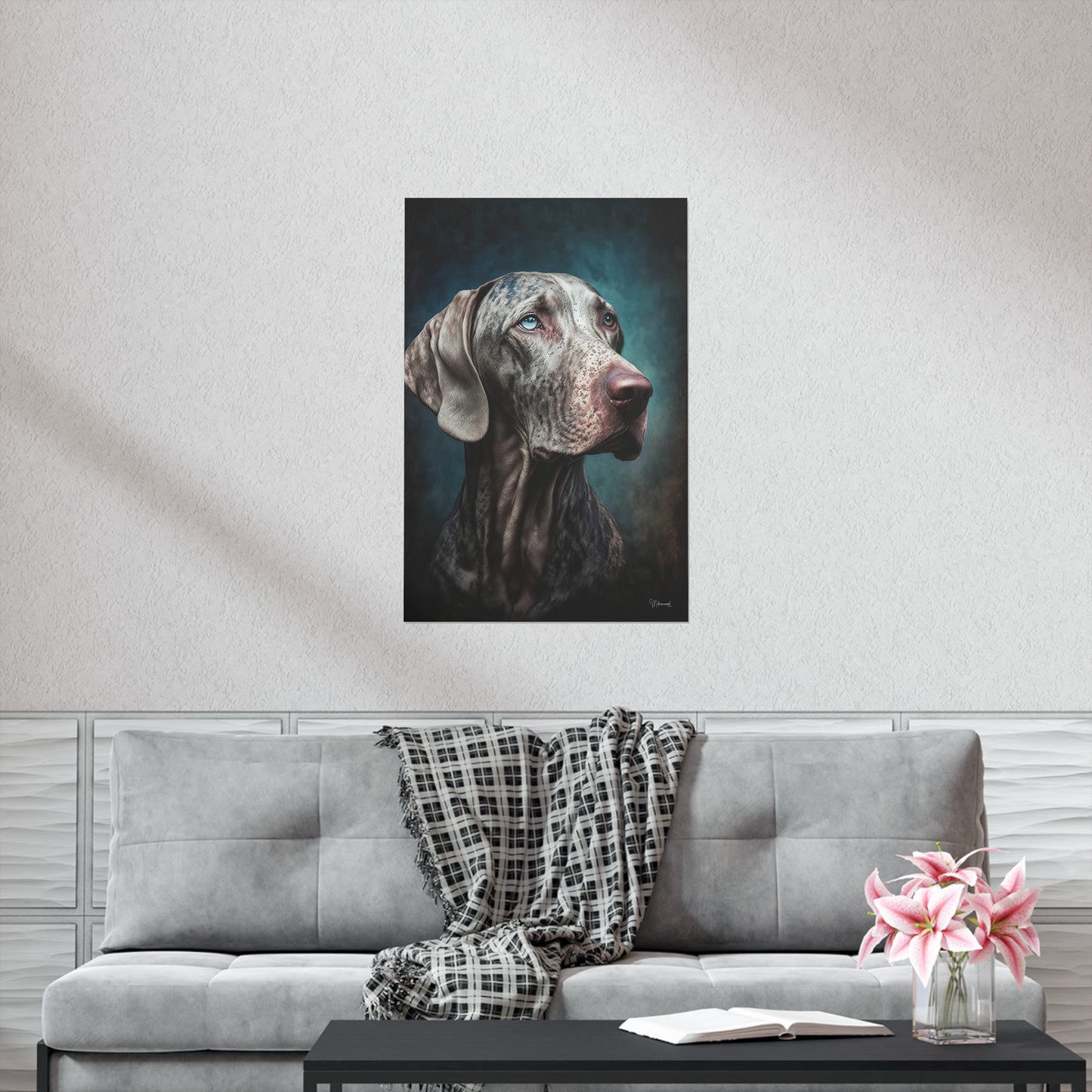 Weimaraner Dog Premium Matte Vertical Posters