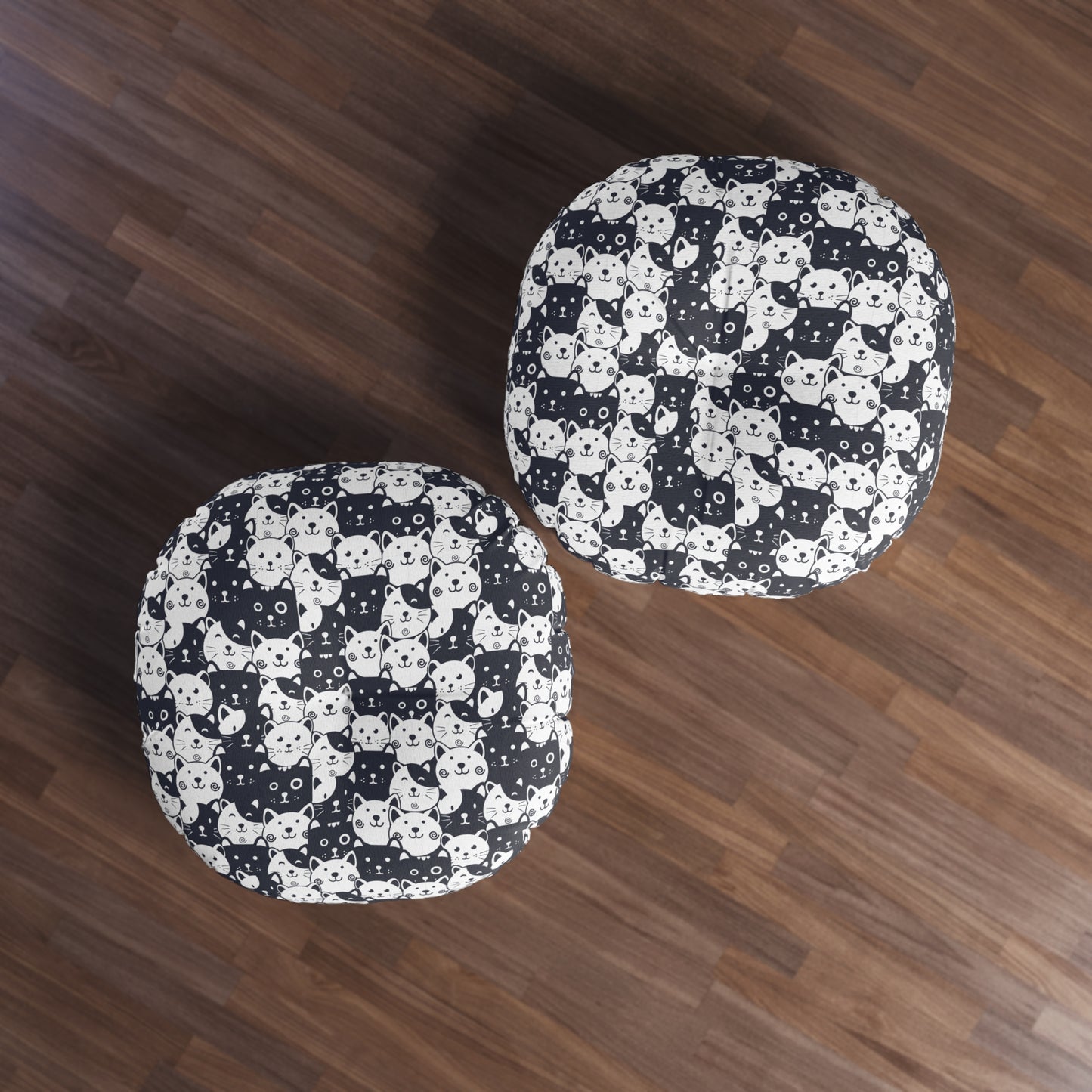 Sassy Pet's I Love Cats! Tufted Floor Pillow, Round