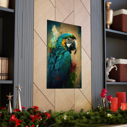 Macaw Premium Matte Vertical Posters