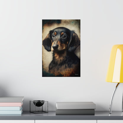 Dachshund Dog Premium Matte Vertical Posters