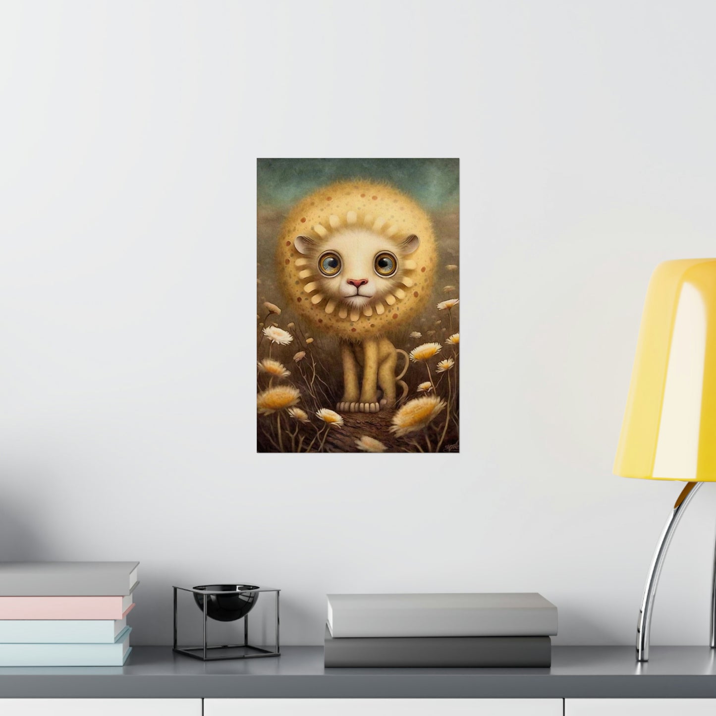 Safari Kids Collection- Lion Premium Matte Vertical Posters