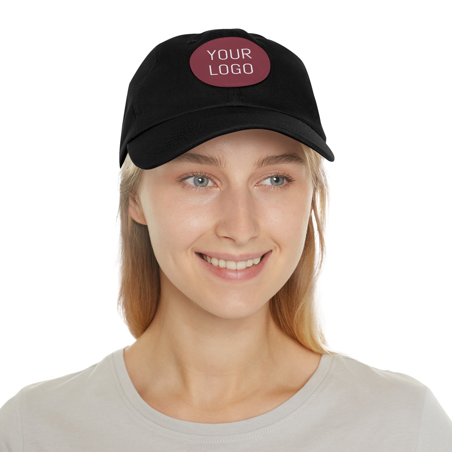 Dad Hat with Leather Patch Personalized for Events & Promotions