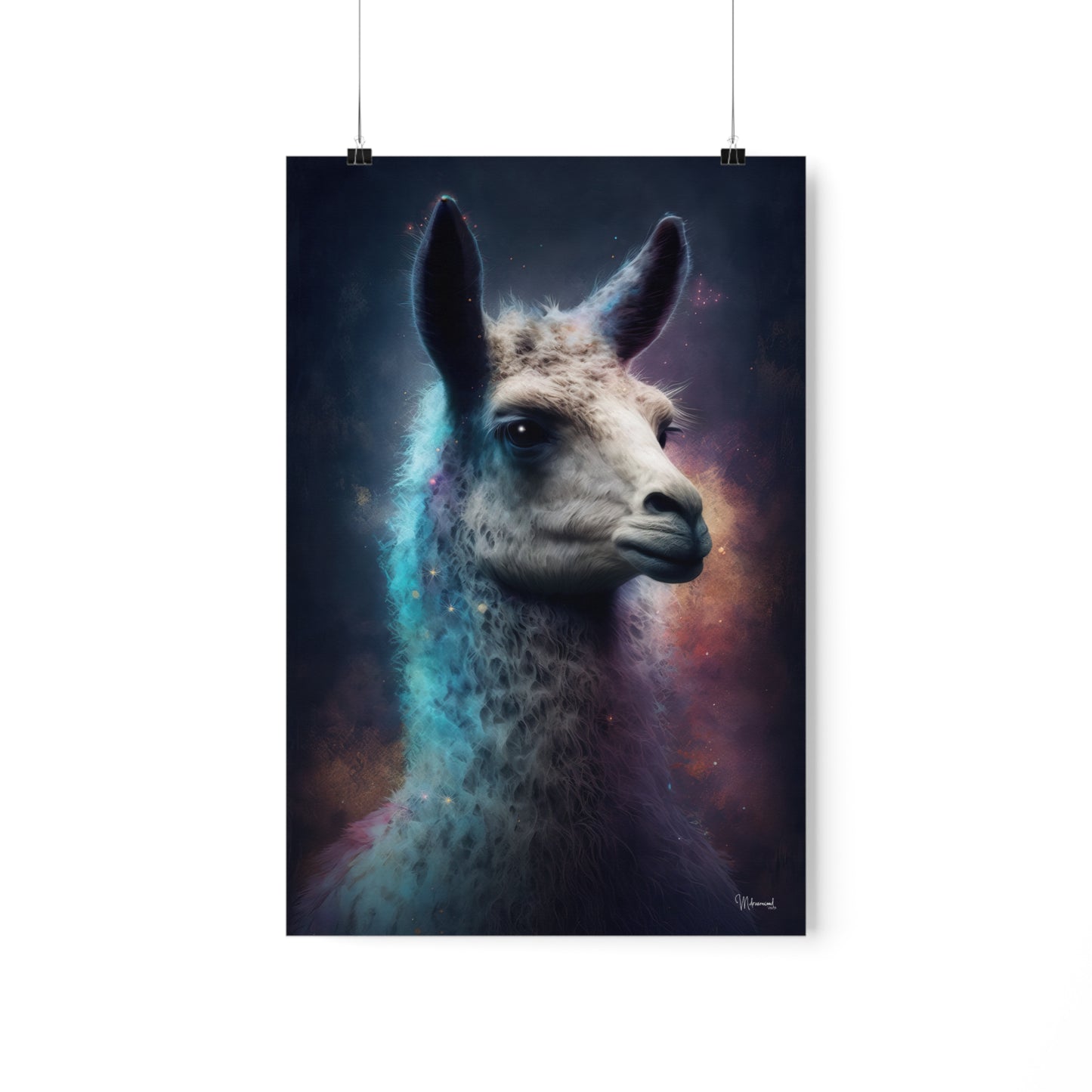 Llama Premium Matte Vertical Posters