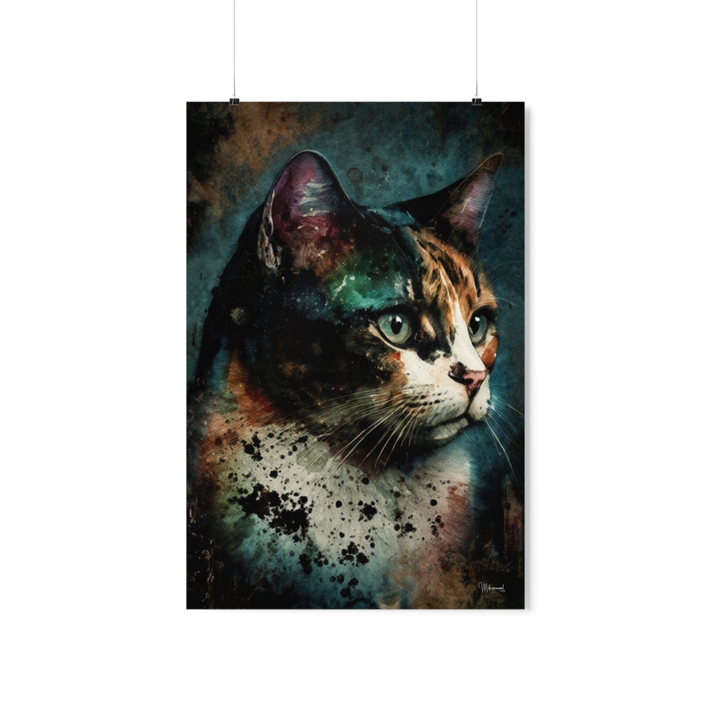 Calico Cat Premium Matte Vertical Posters