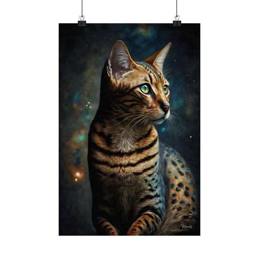 Bengal Cat Premium Matte Vertical Posters