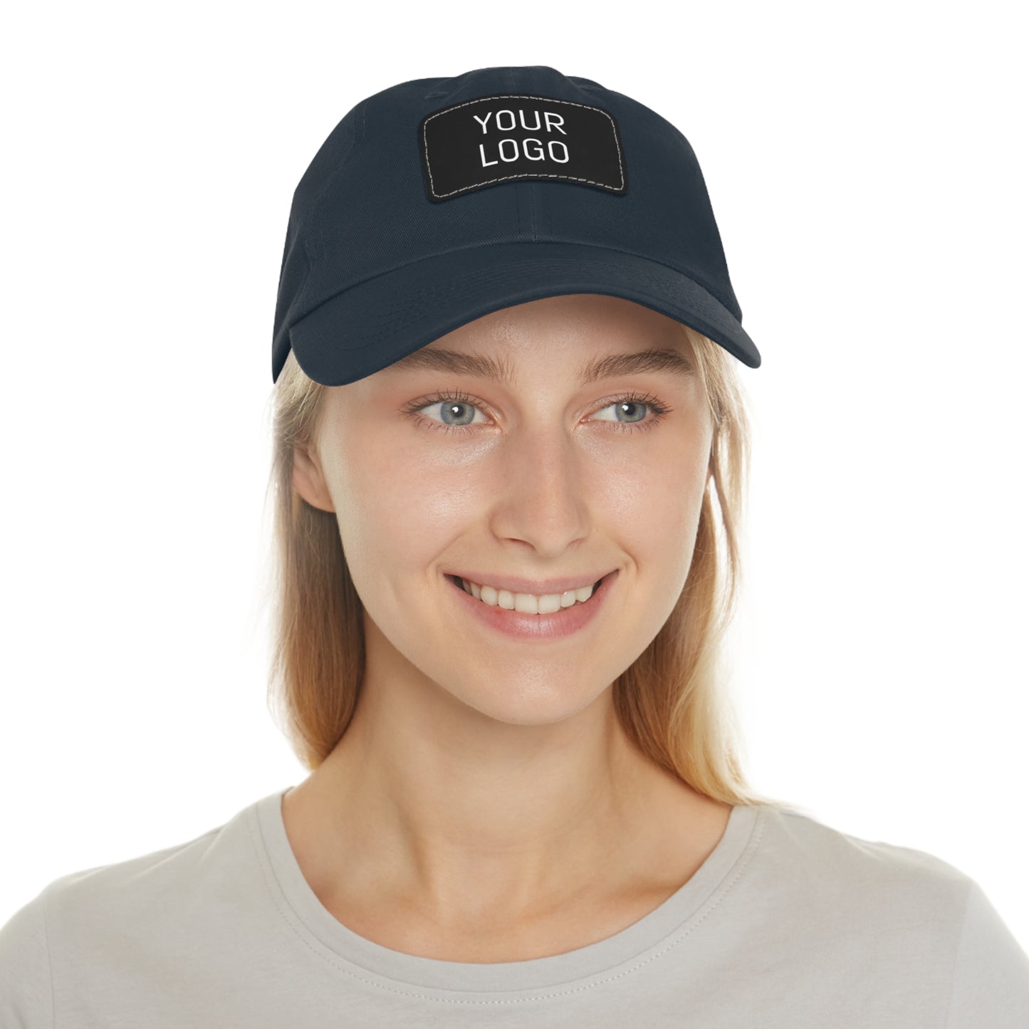 Dad Hat Leather Patch Personalized for Events & Promotions