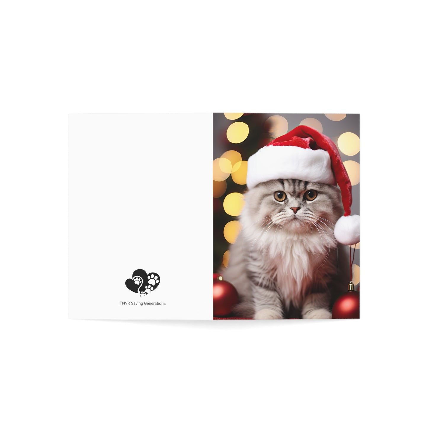 Santa's Here Christmas Greeting Cards (1, 10, 30, and 50pcs)