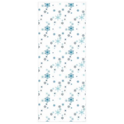 Blue Snowflakes Wrapping Paper