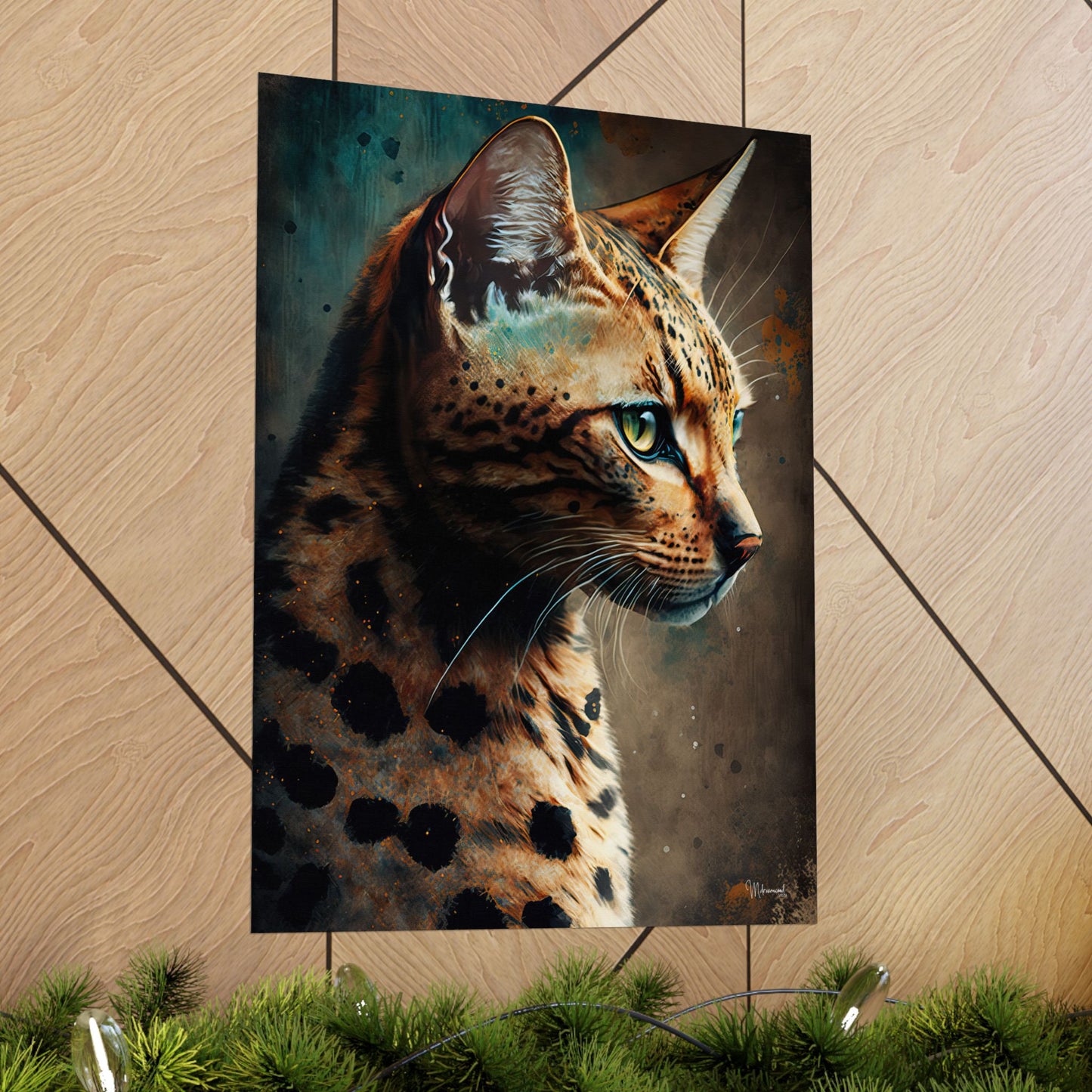 Bengal Cat Premium Matte Vertical Posters