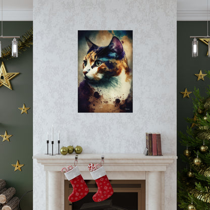 Calico Cat Premium Matte Vertical Posters