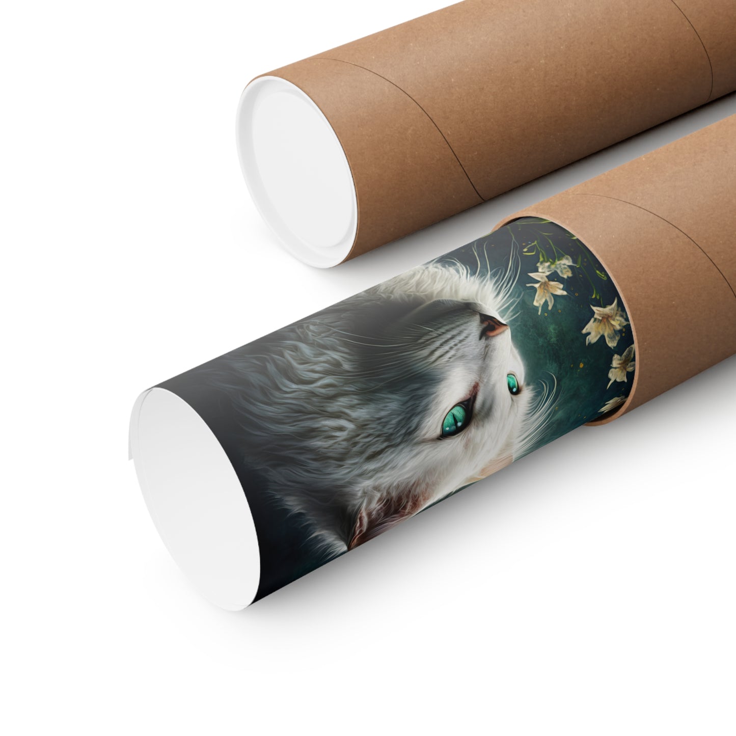 Turkish Angora Cat Premium Matte Vertical Posters