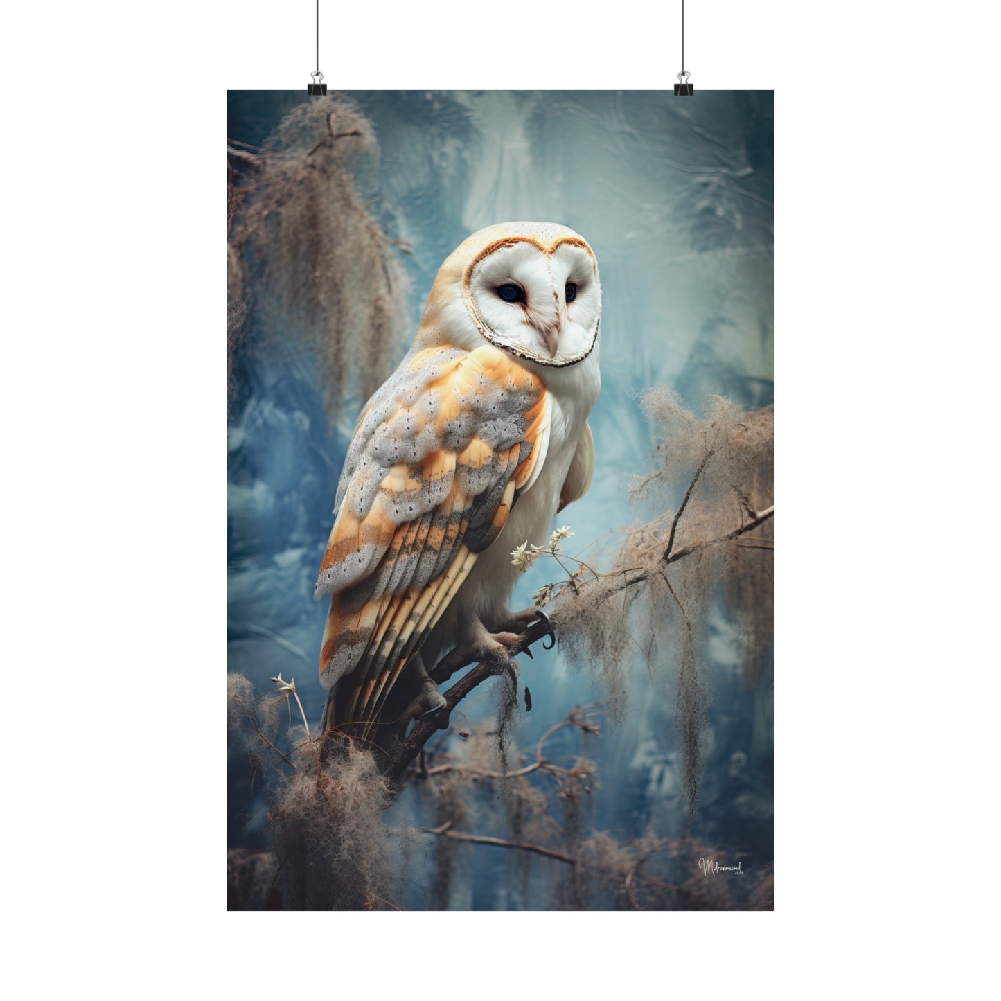 Florida Barn Owl Premium Matte Vertical Posters