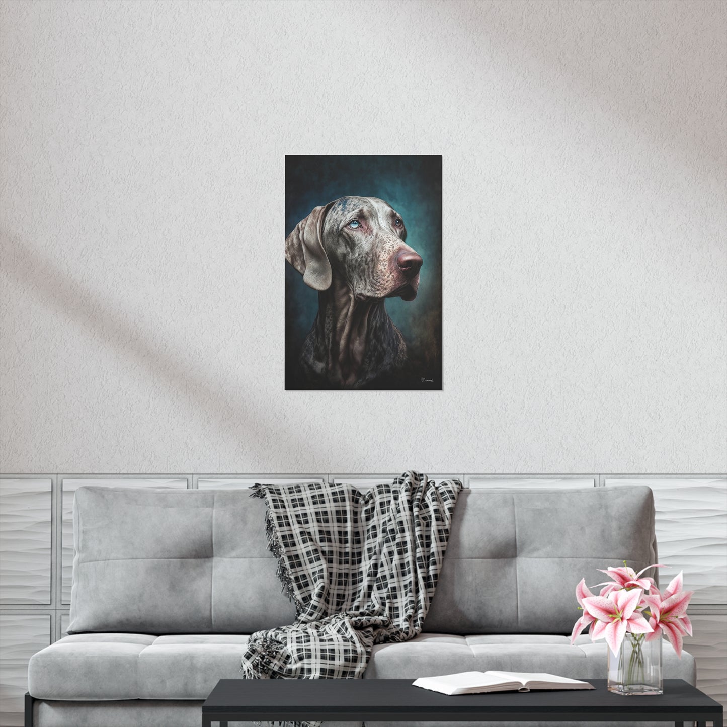 Weimaraner Dog Premium Matte Vertical Posters