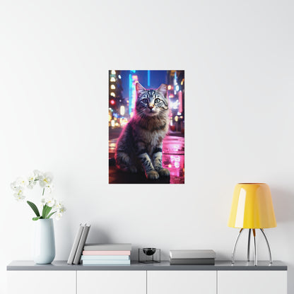 TNVR Cat in the City Premium Matte Vertical Posters