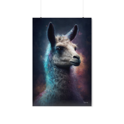 Llama Premium Matte Vertical Posters