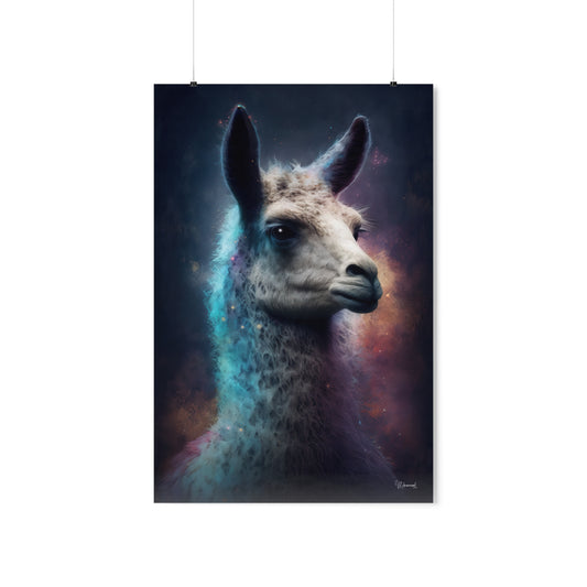 Llama Premium Matte Vertical Posters