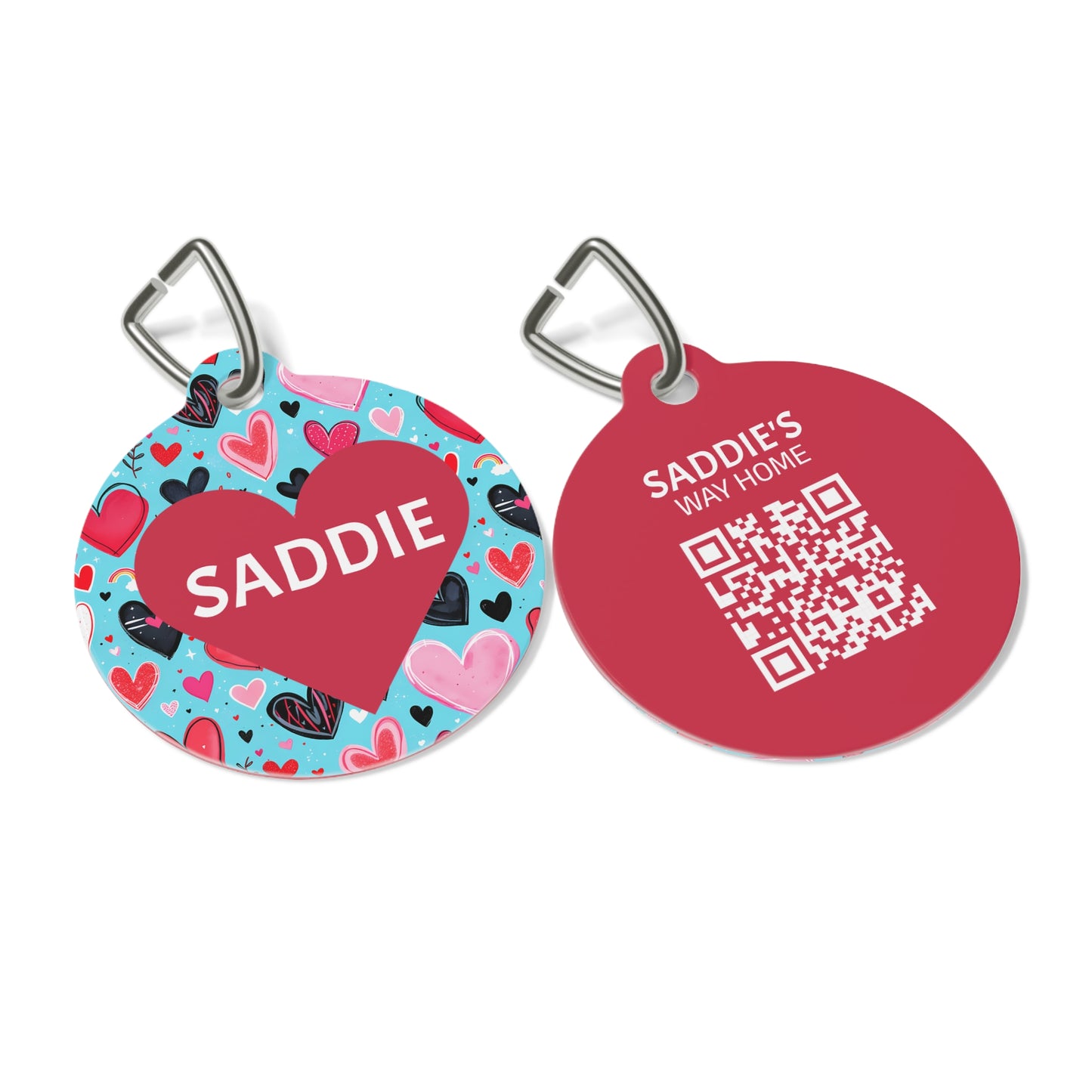 Sassy Pet's Loving Hearts Personalized Pet Tag