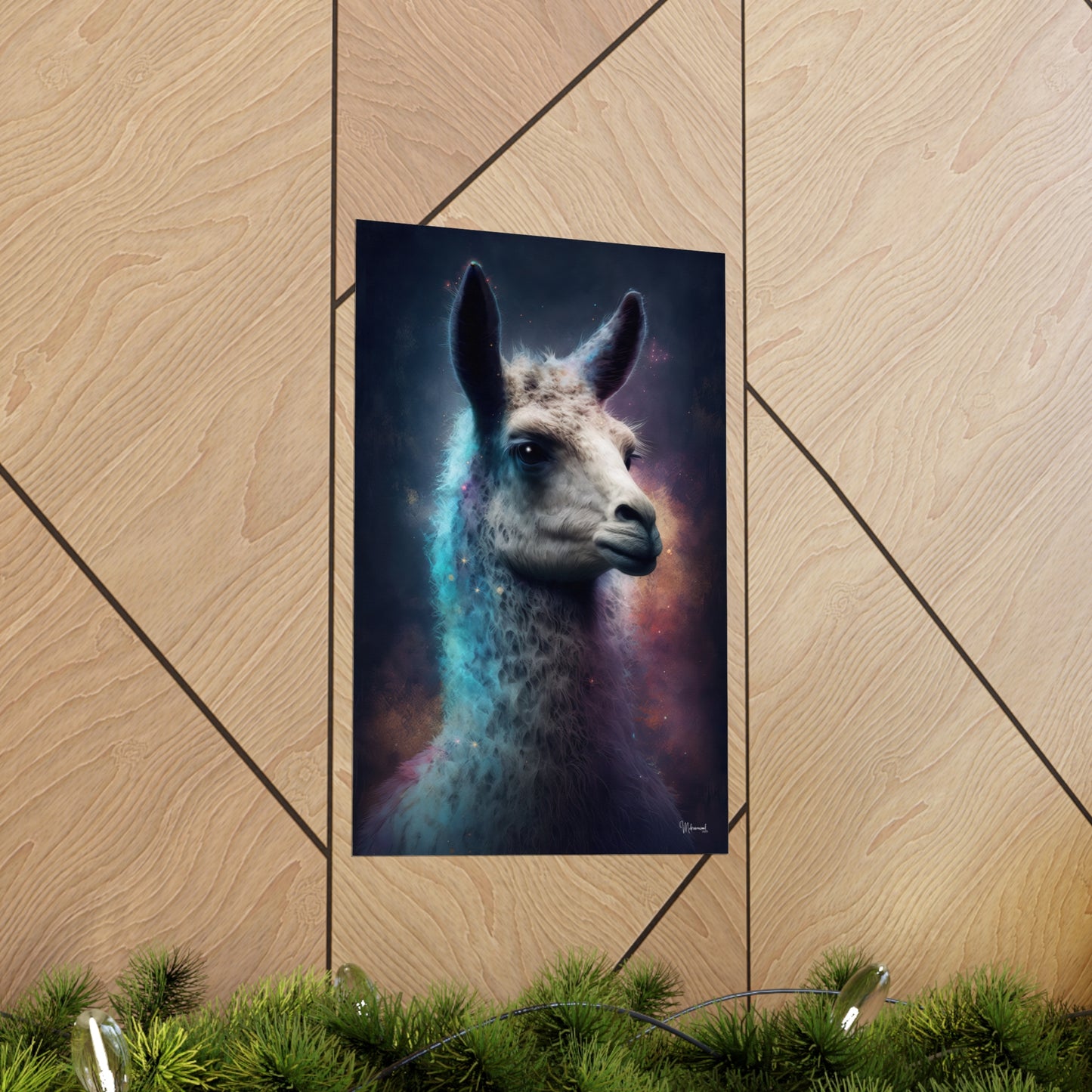 Llama Premium Matte Vertical Posters