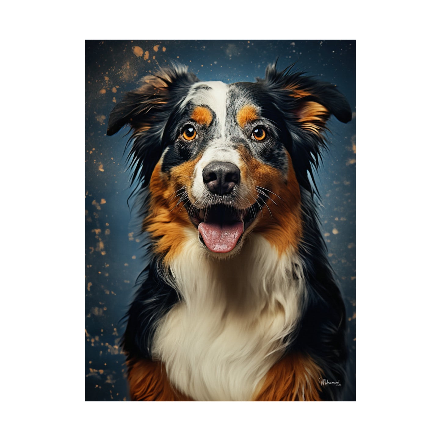 Australian Shepherd Premium Matte Vertical Posters