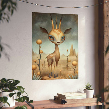 Safari Kids Collection- Gazelle Premium Matte Vertical Posters