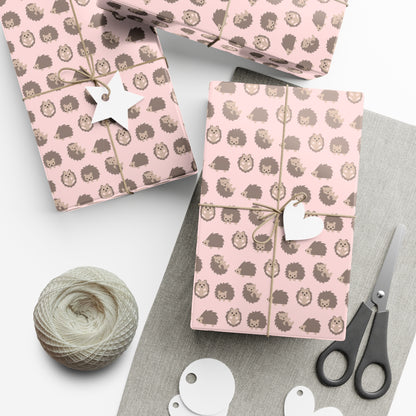 Hedge Hog Baby Shower Gift Wrap Papers