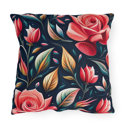 Passion Rose Outdoor Pillows