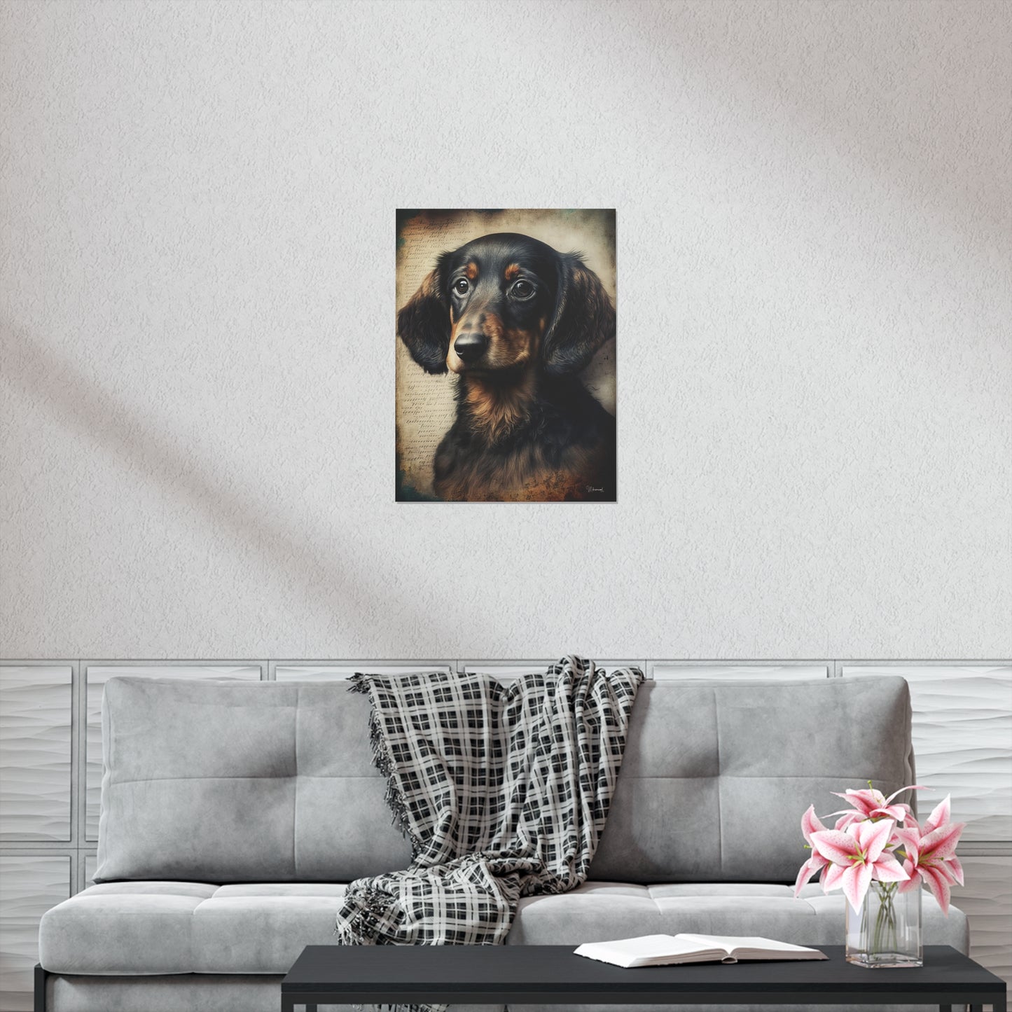 Dachshund Dog Premium Matte Vertical Posters