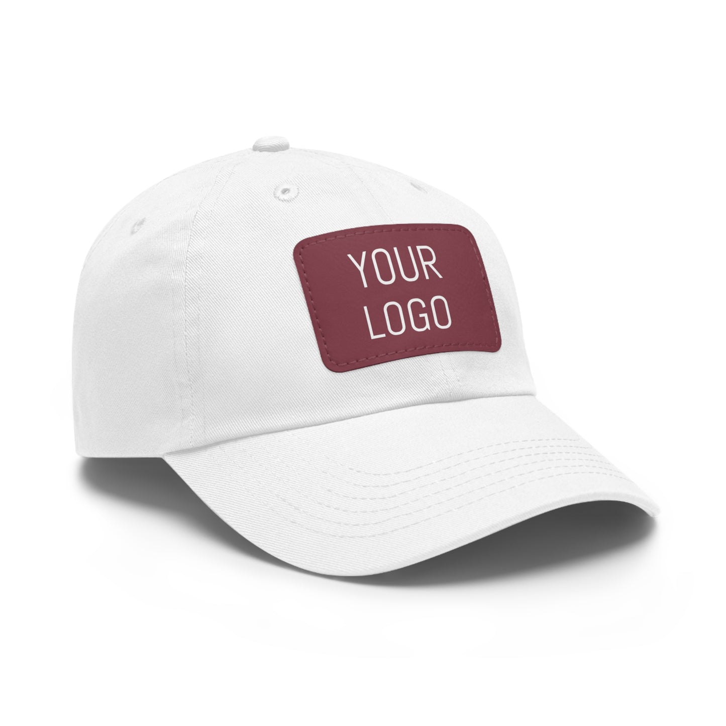 Dad Hat Leather Patch Personalized for Events & Promotions