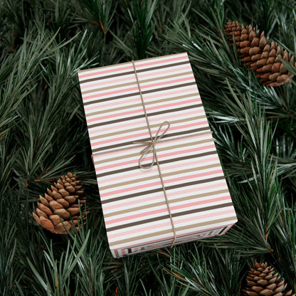 Multi-Color Pinstripe Gift Wrap Papers