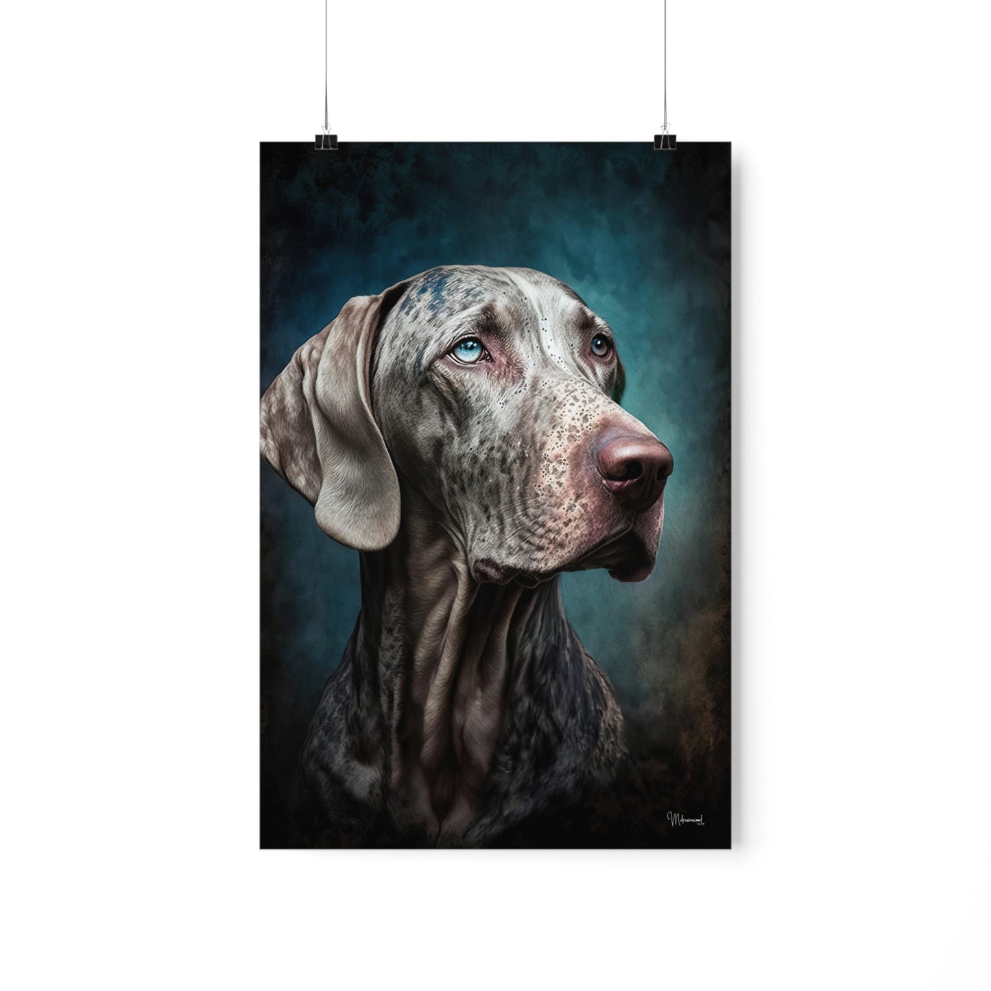 Weimaraner Dog Premium Matte Vertical Posters