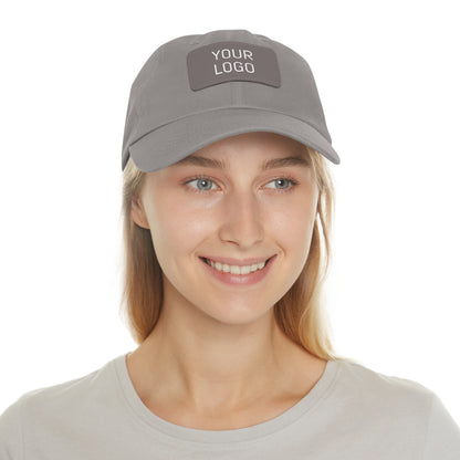 Dad Hat Leather Patch Personalized for Events & Promotions