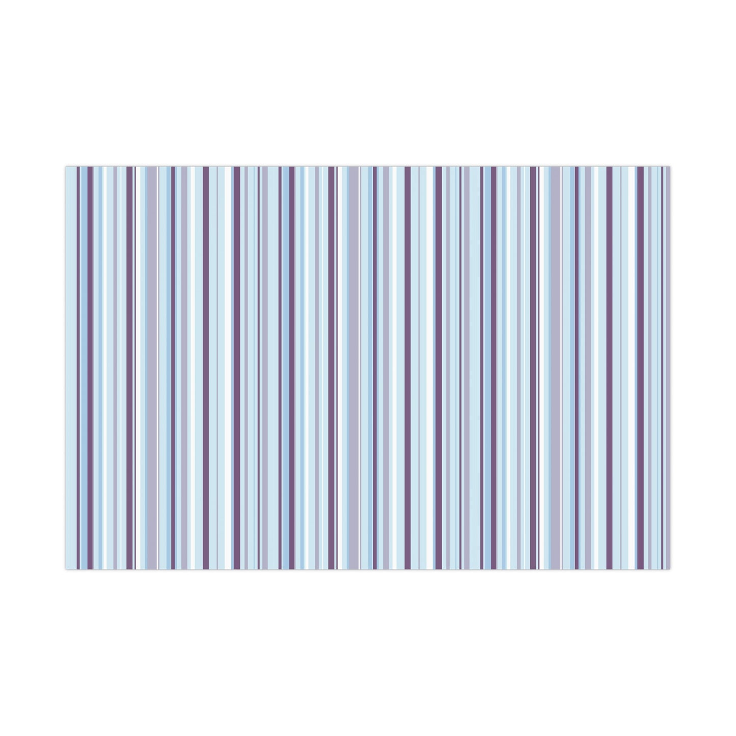 Blue and Purple Pinstrips Gift Wrap Papers