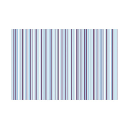 Blue and Purple Pinstrips Gift Wrap Papers